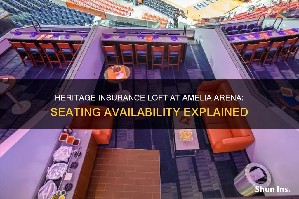 does hertiage insurance loft at amelia arena have seats