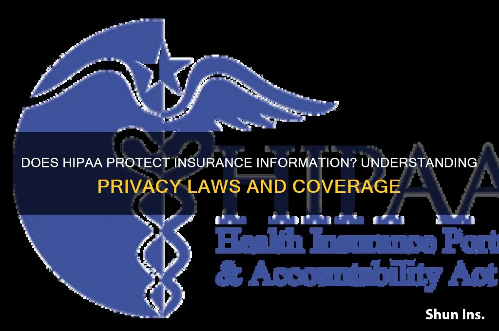 does hipaa protest insurance information