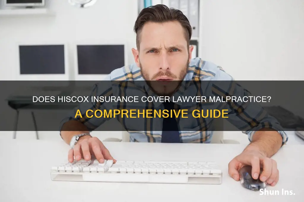 does hiscox insurance do lawyer malpractice