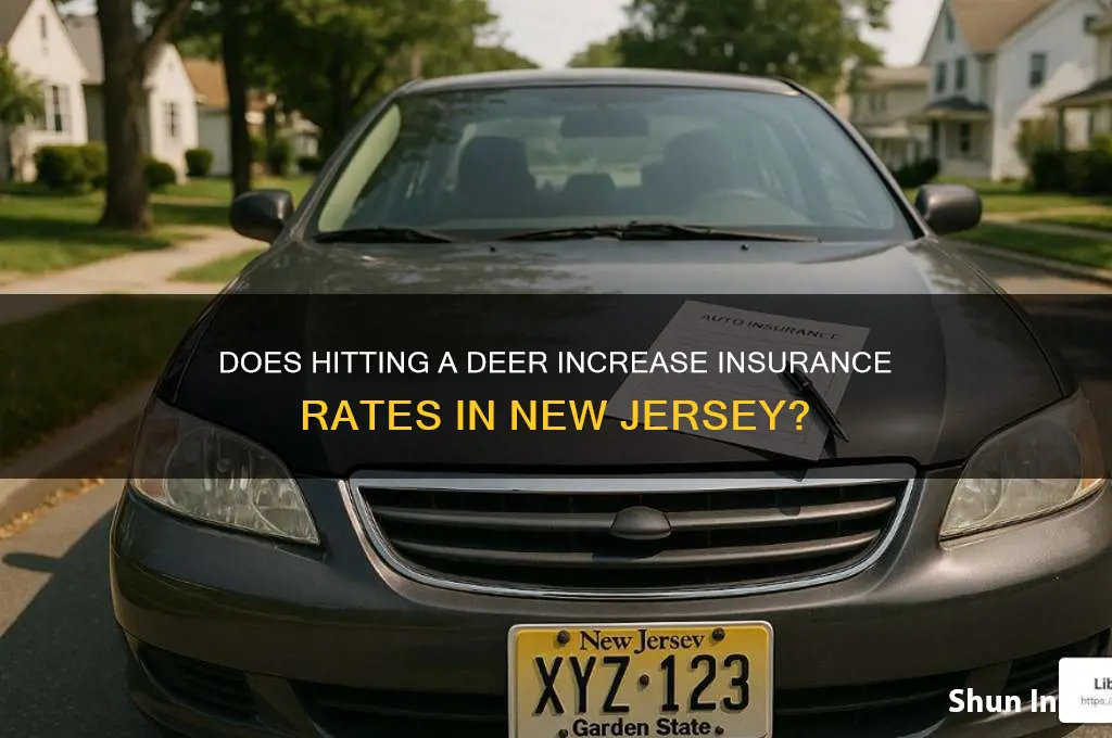 does hitting a deer raise insurance in new jersey