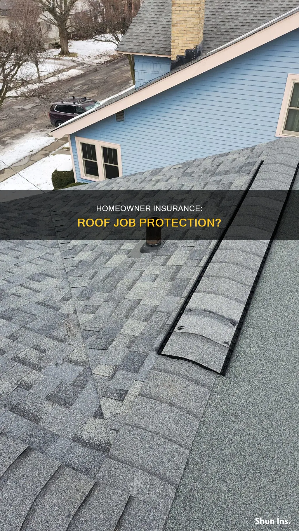 does homeowner insurance cover a bad roof job