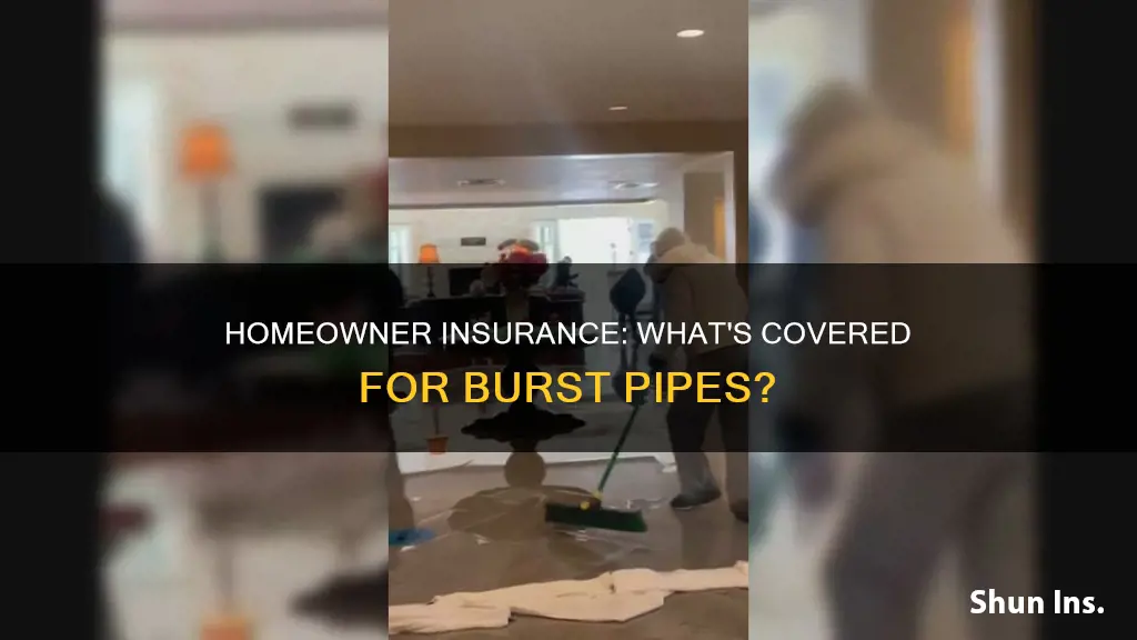 does homeowner insurance cover burst pipes american modern insurance