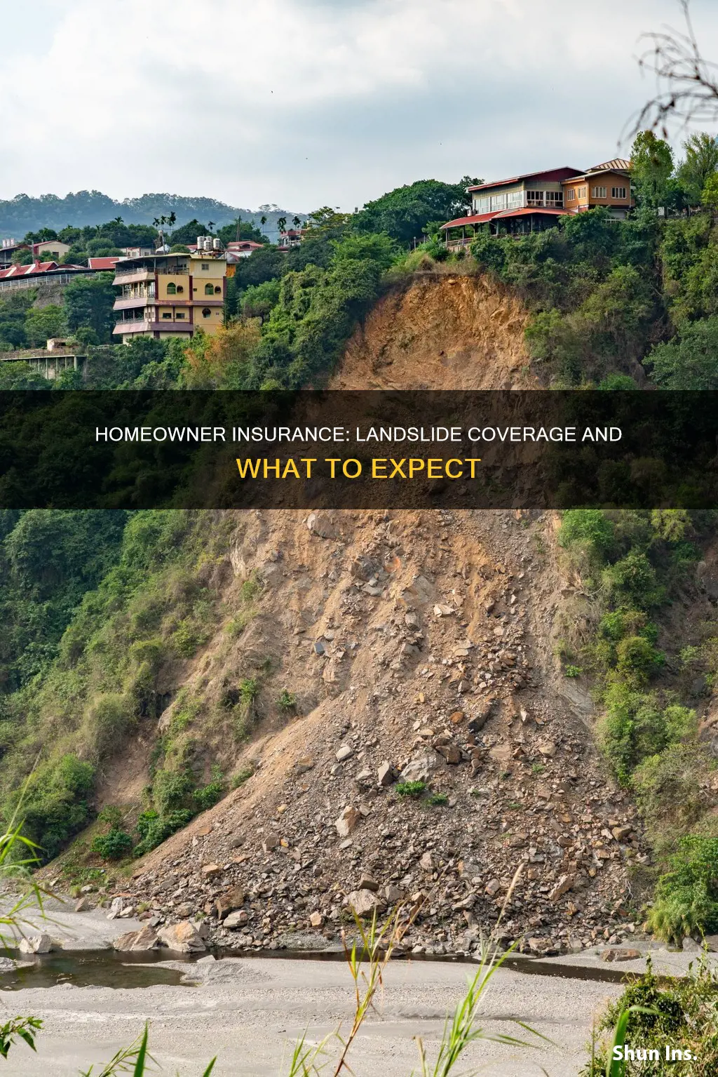 does homeowner insurance usually cover landslides