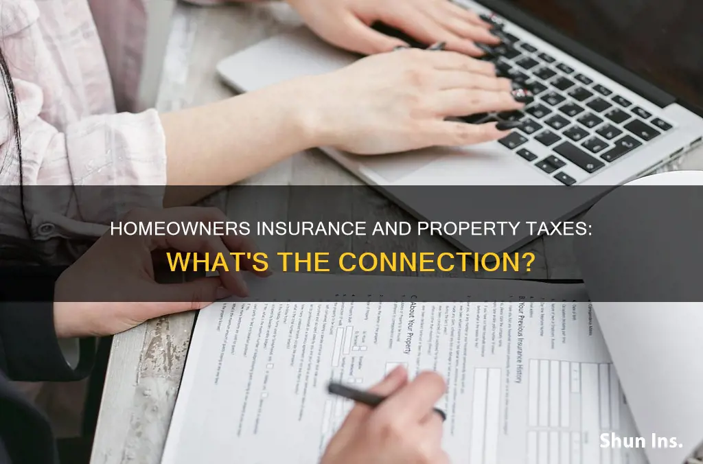 does homeowners insurance affect property taxes