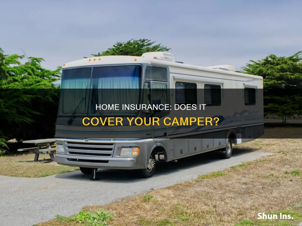 does homeowners insurance cover a camper
