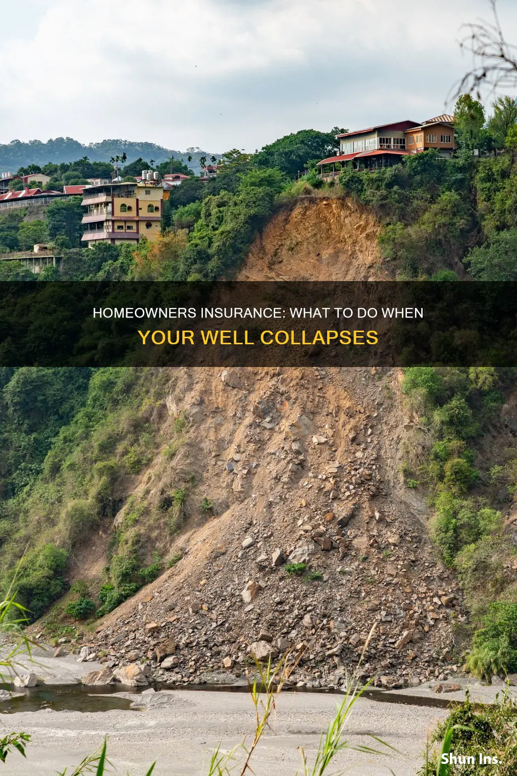 does homeowners insurance cover a collapsed well
