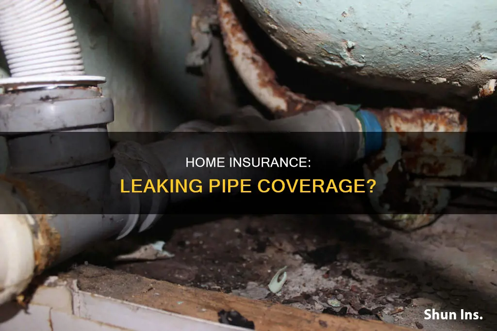 does homeowners insurance cover a leaking pipe