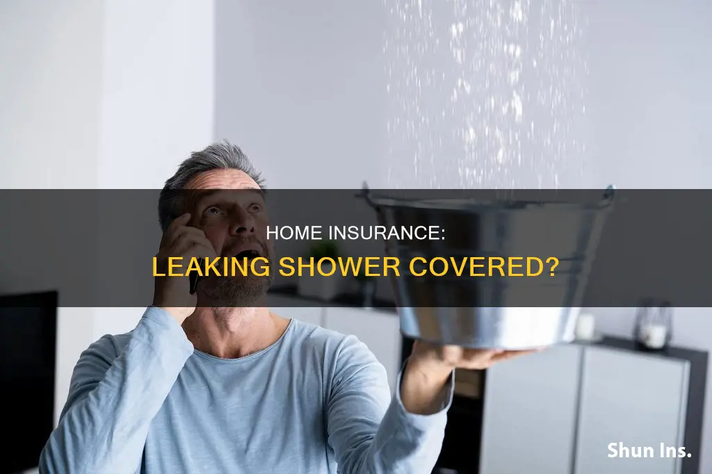 does homeowners insurance cover a leaking shower