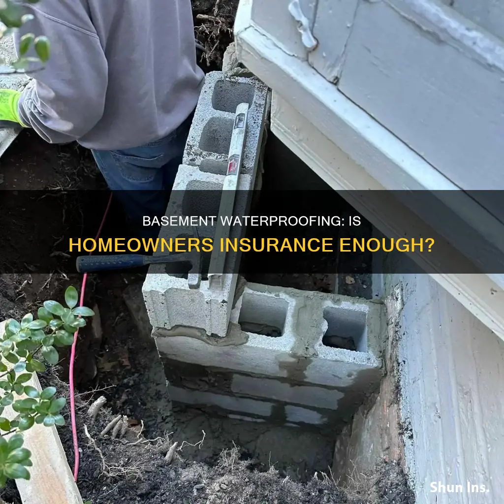 does homeowners insurance cover basement waterproofing