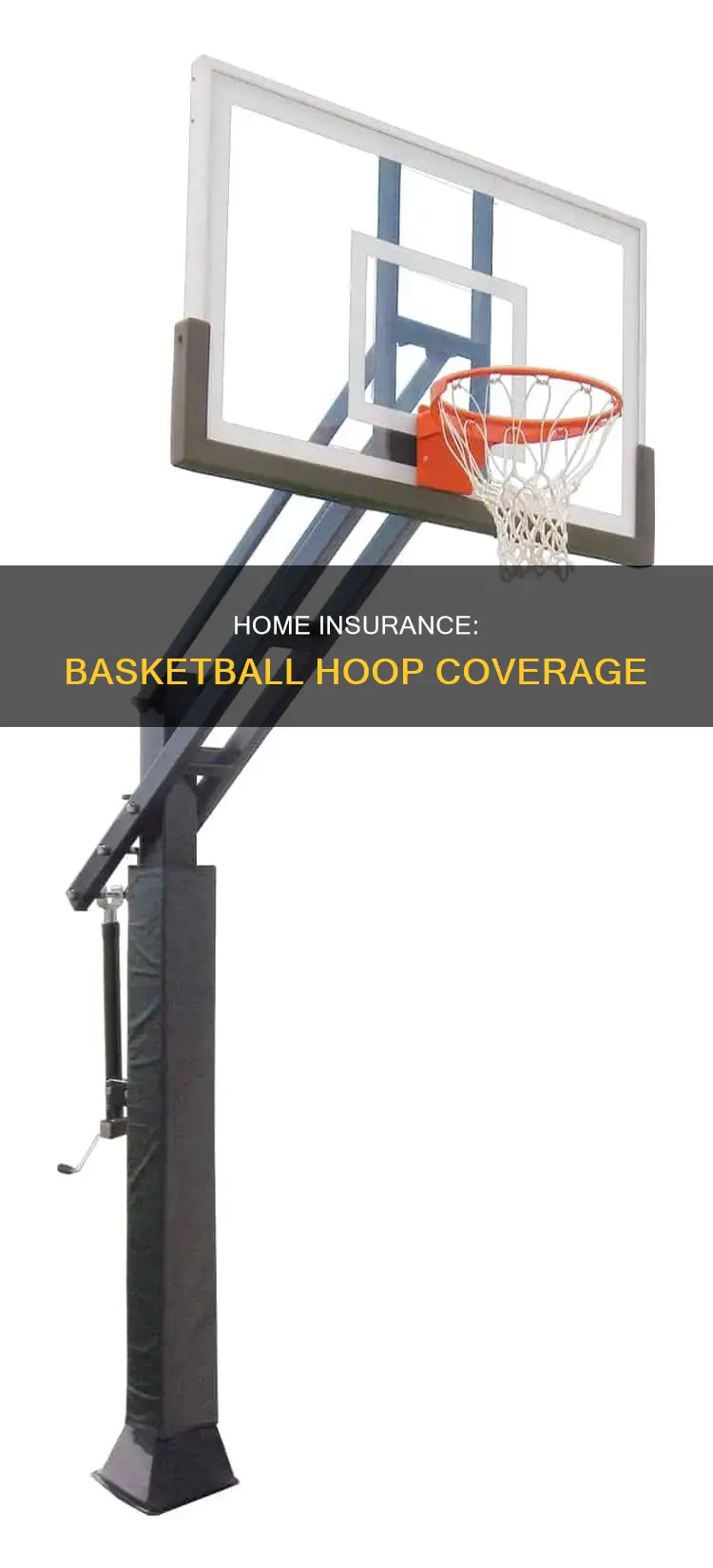does homeowners insurance cover basketball hoop