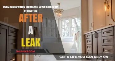 Home Insurance: Bathroom Renovation Covered After a Leak?