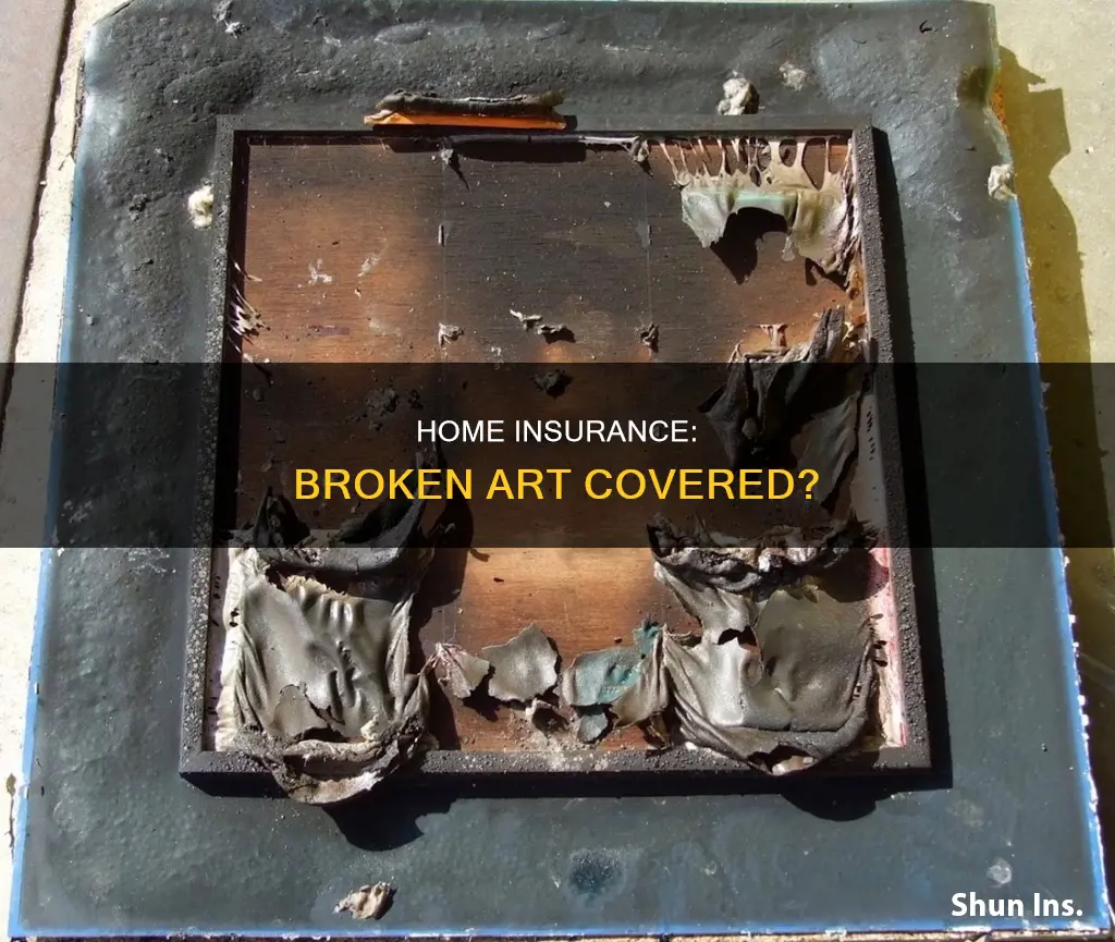 does homeowners insurance cover broken art