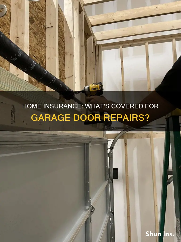 does homeowners insurance cover broken garage door spring