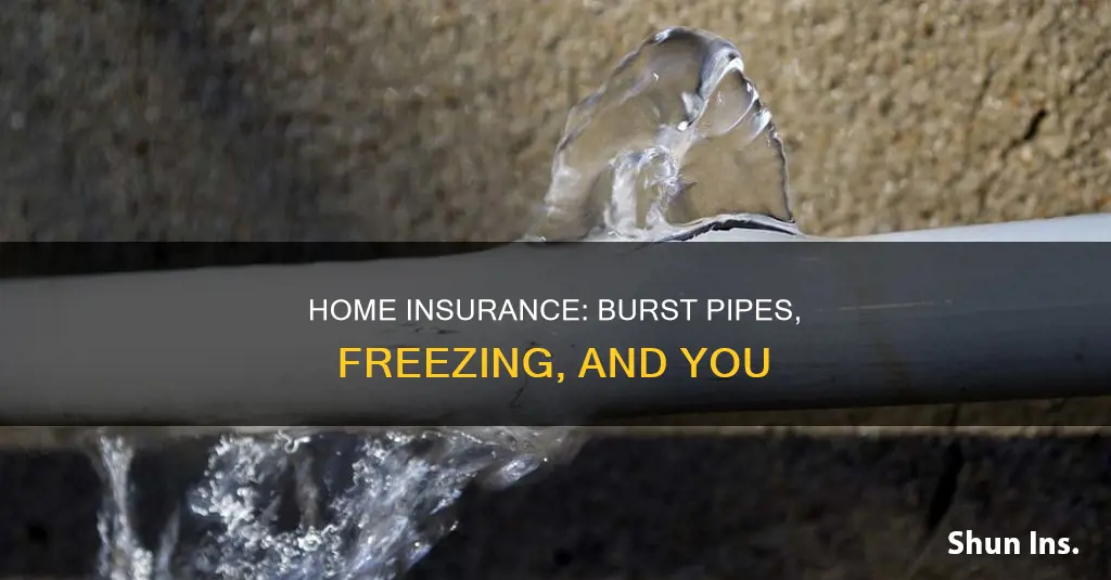 does homeowners insurance cover burst pipes from freezing