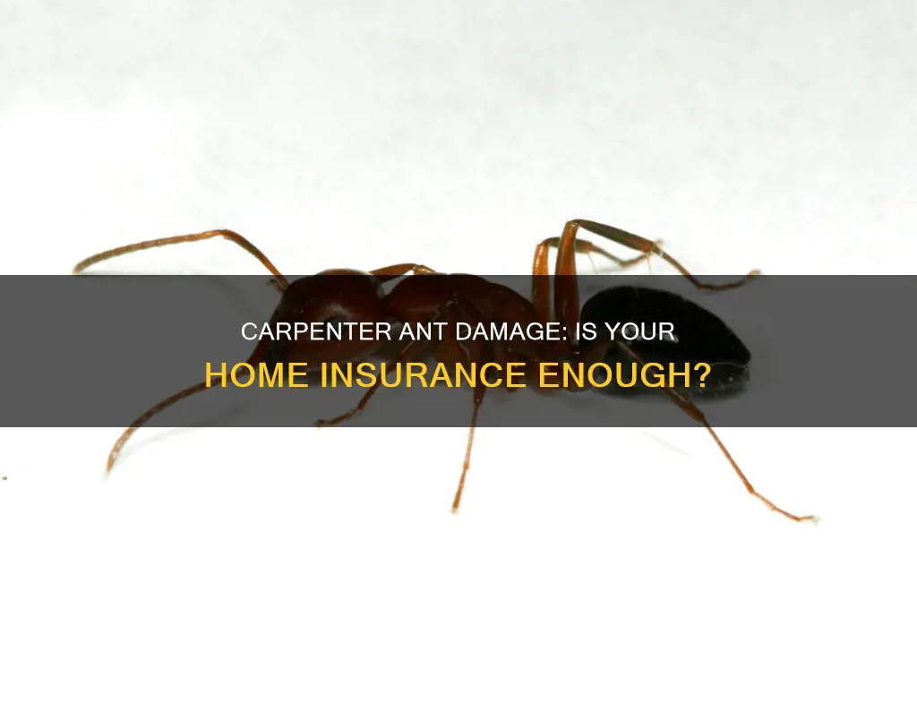 does homeowners insurance cover carpenter ant damage
