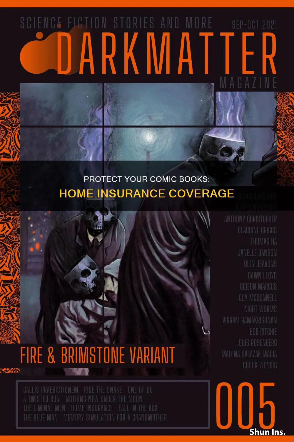 does homeowners insurance cover comic books