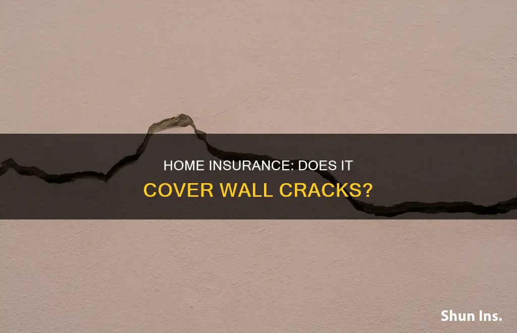 does homeowners insurance cover cracks in walls
