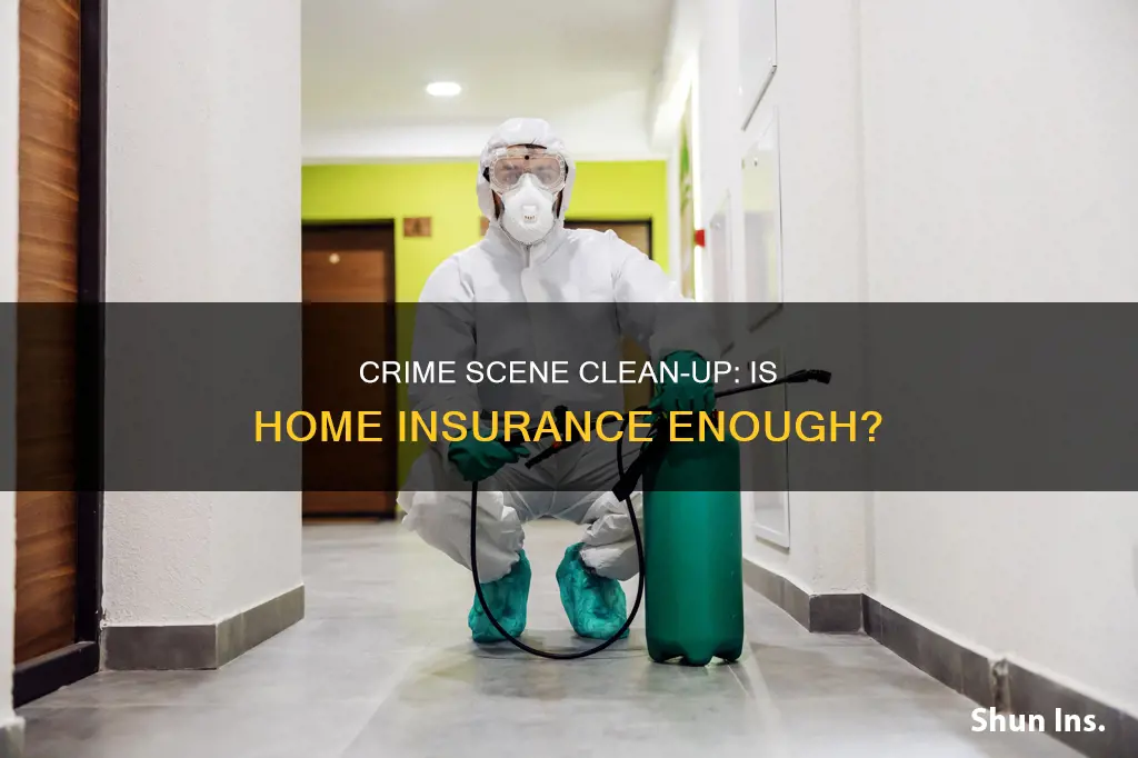 does homeowners insurance cover crime scene clean up