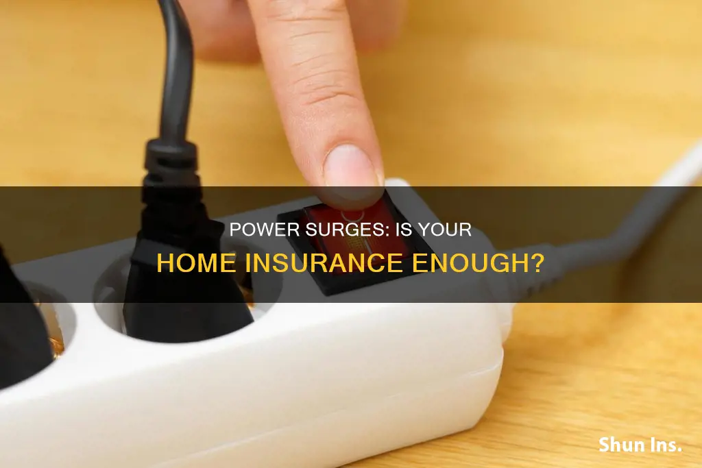does homeowners insurance cover damage from a power surge