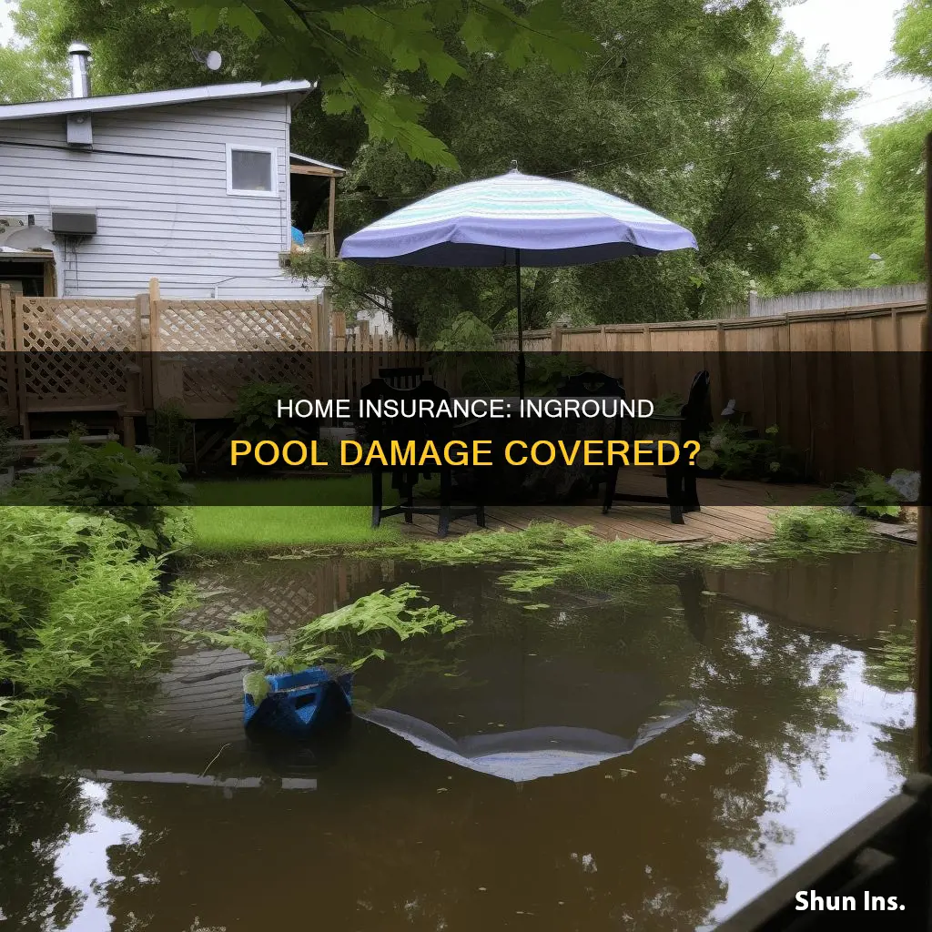 does homeowners insurance cover damage to inground pools