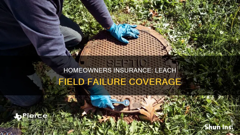 does homeowners insurance cover failed leach field