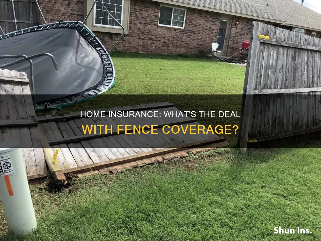 does homeowners insurance cover fance