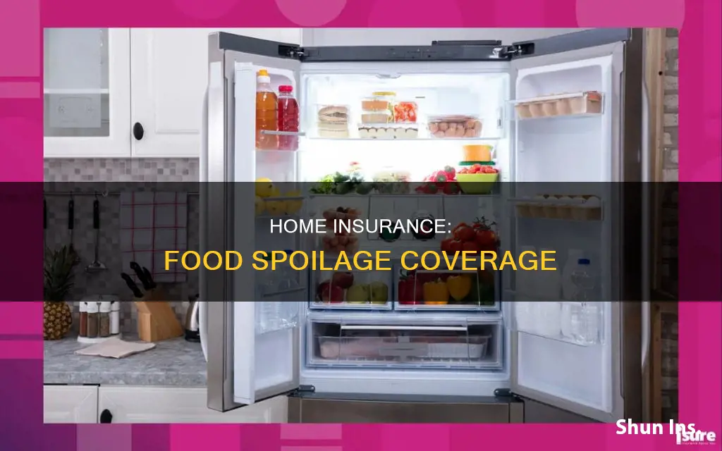 does homeowners insurance cover food spoilage