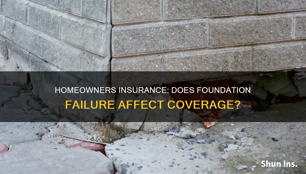 does homeowners insurance cover foundation failure erie