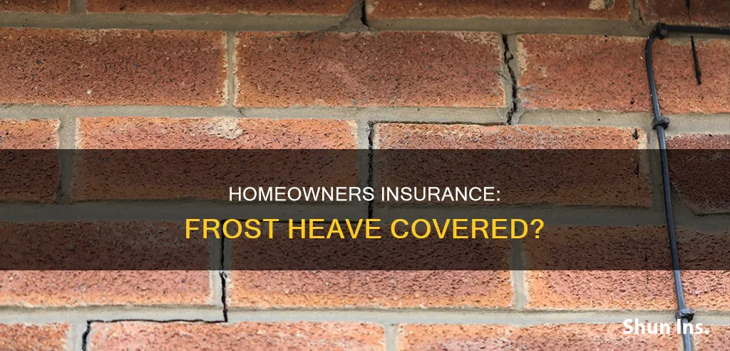 does homeowners insurance cover frost heave