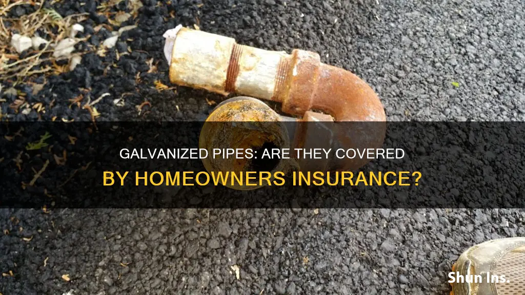 does homeowners insurance cover galvanized pipe