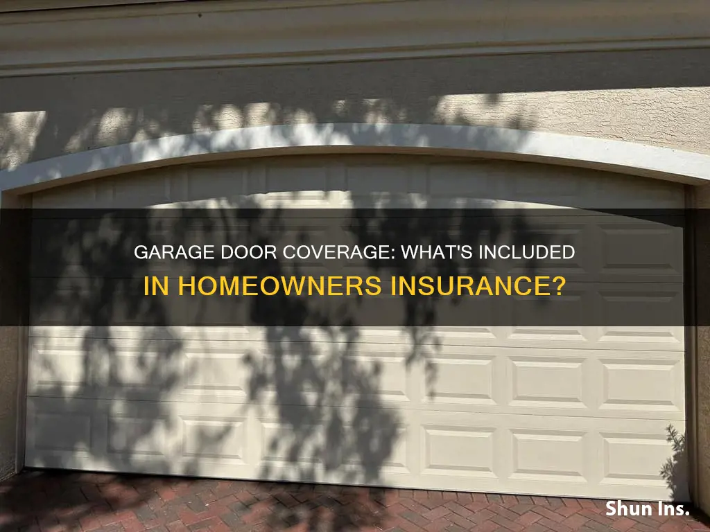 does homeowners insurance cover garage door