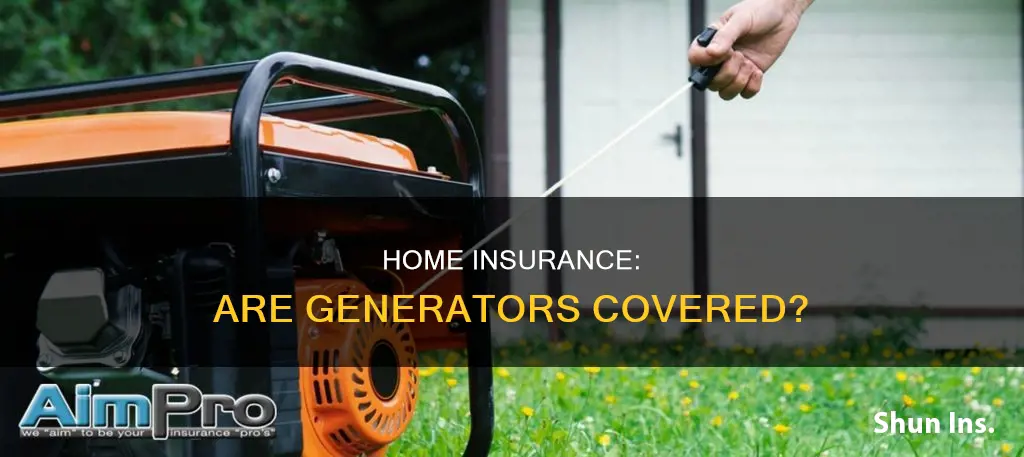 does homeowners insurance cover generators