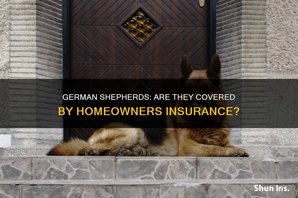 does homeowners insurance cover german shepherds