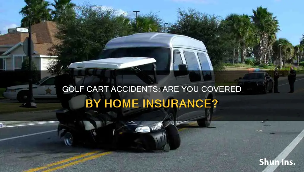 does homeowners insurance cover golf cart accidents