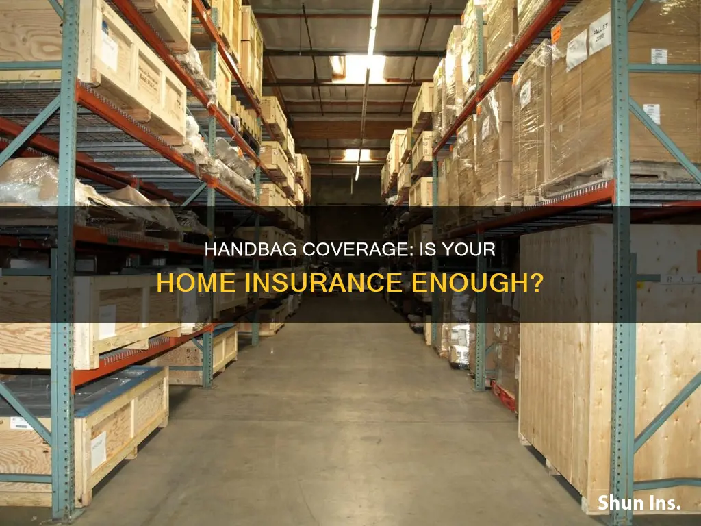 does homeowners insurance cover handbags