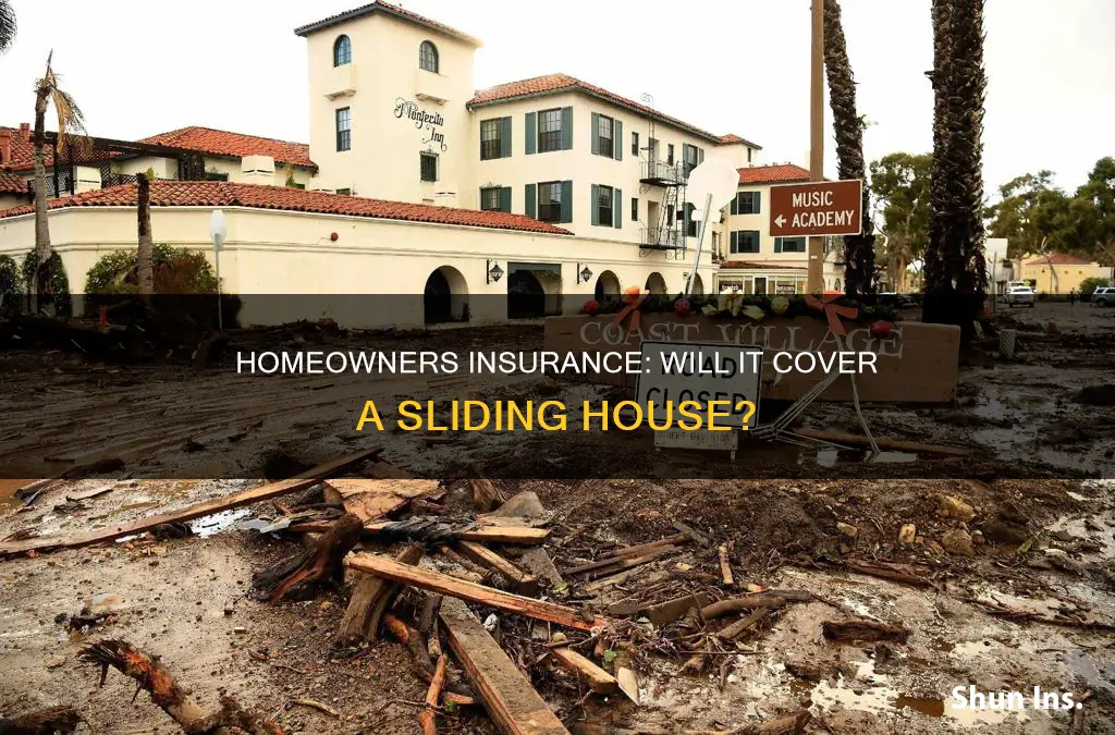 does homeowners insurance cover if your house slides down hill