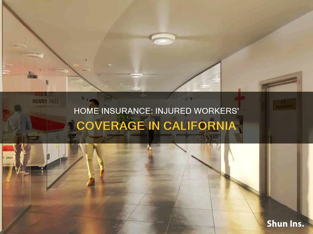 does homeowners insurance cover injured workers in California