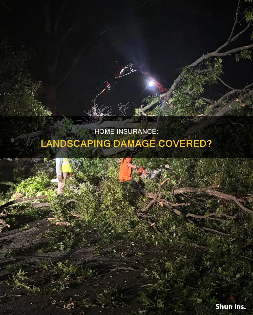 does homeowners insurance cover landscaping damage