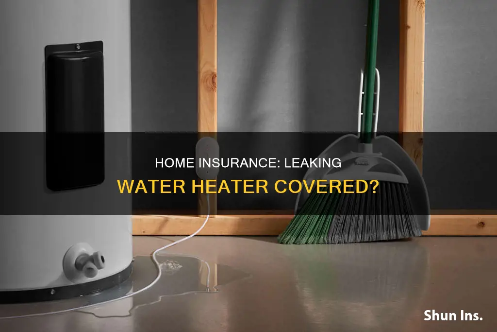 does homeowners insurance cover leaking water heater