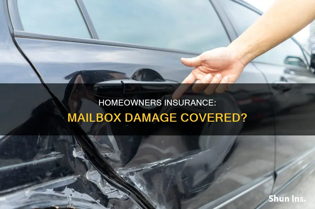 does homeowners insurance cover mailbox damage