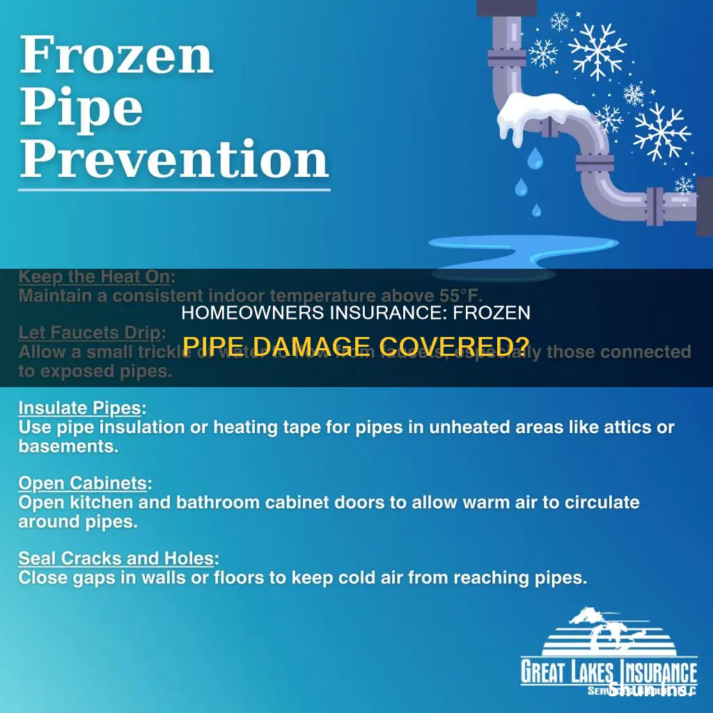 does homeowners insurance cover pipes freezing