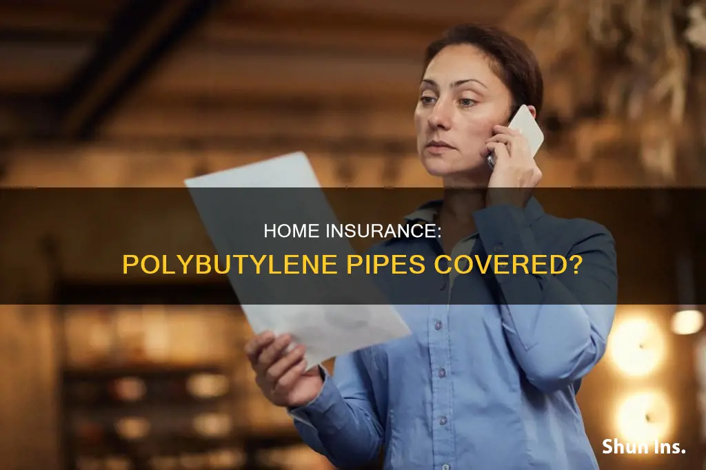 does homeowners insurance cover polybutylene pipes