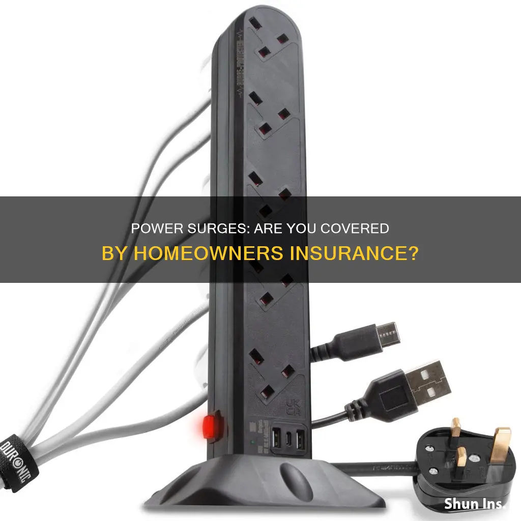 does homeowners insurance cover power surge damage