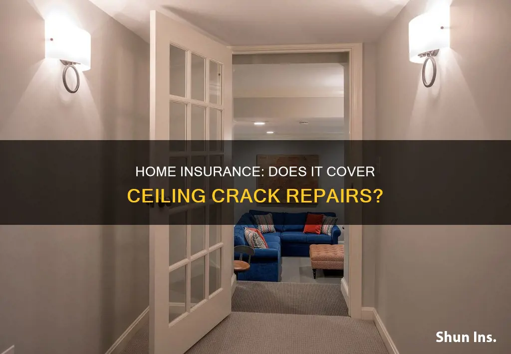 does homeowners insurance cover repairs to deilings due to cracks