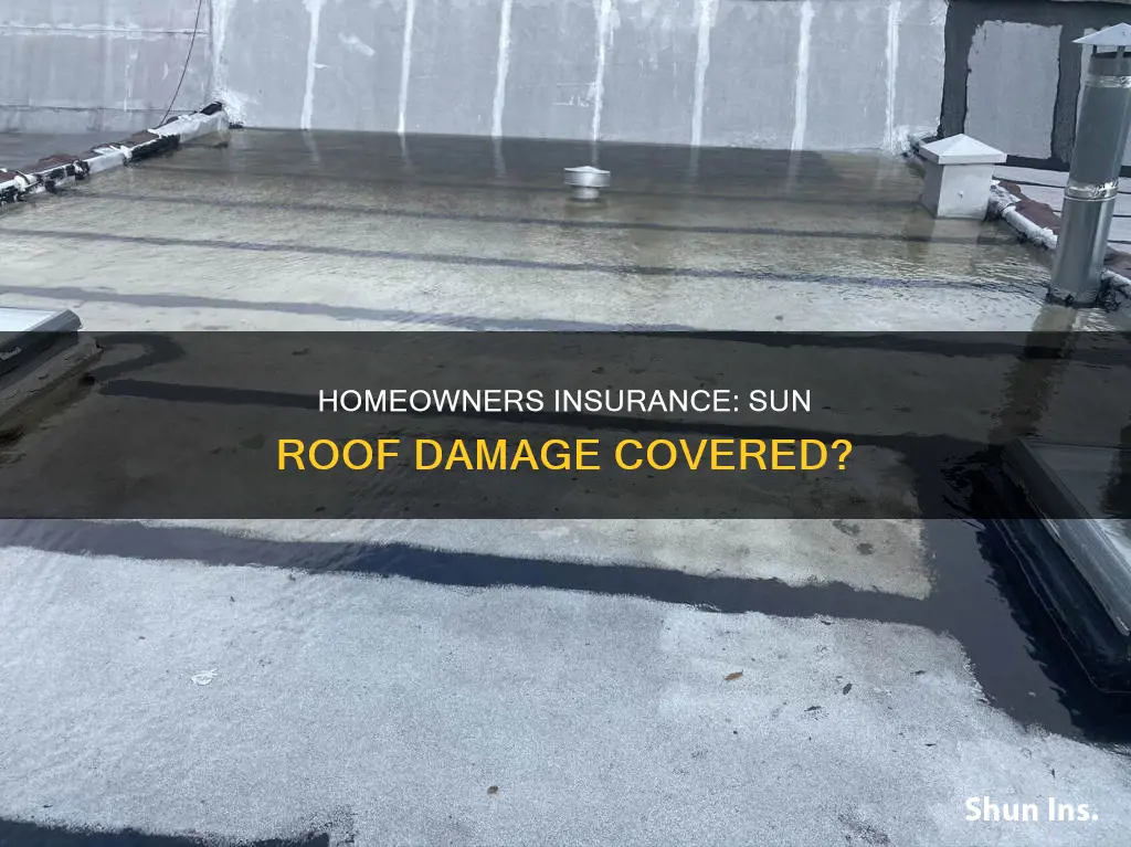 does homeowners insurance cover roof damage from sun