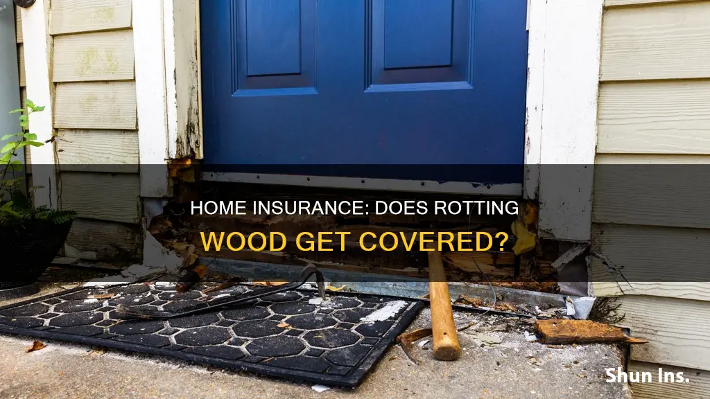 does homeowners insurance cover rotting wood