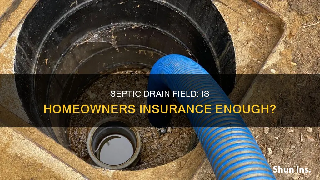 does homeowners insurance cover septic drain field