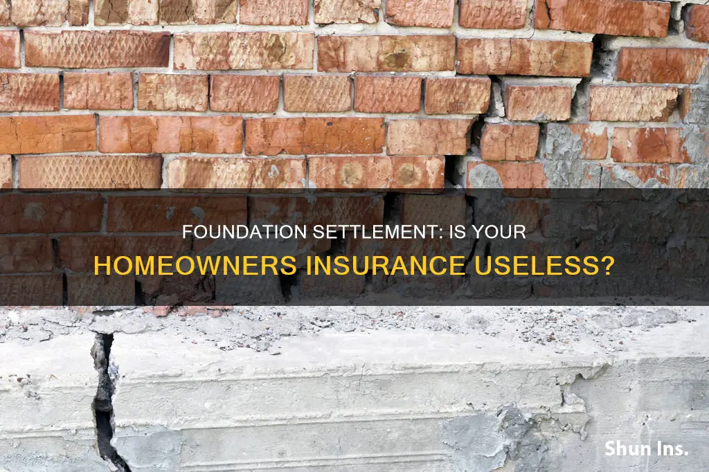 does homeowners insurance cover settling foundation