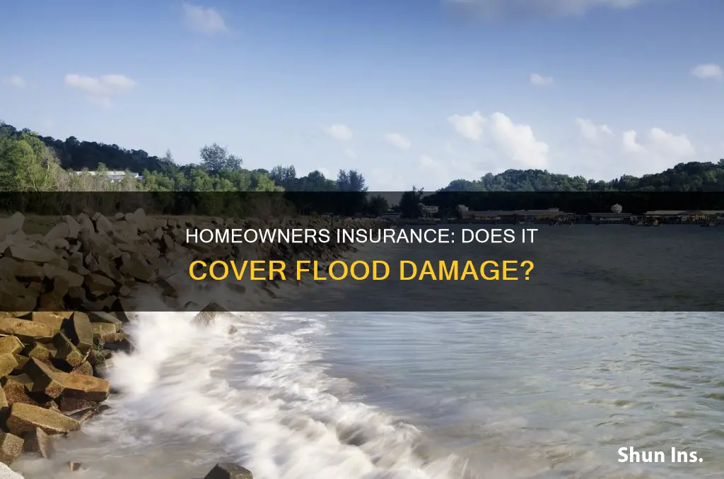 does homeowners insurance cover stone breakwall thats washed away