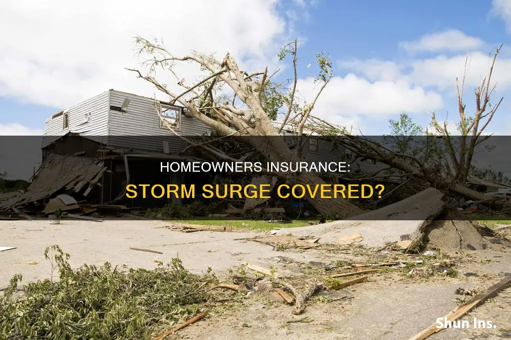 does homeowners insurance cover storm surge